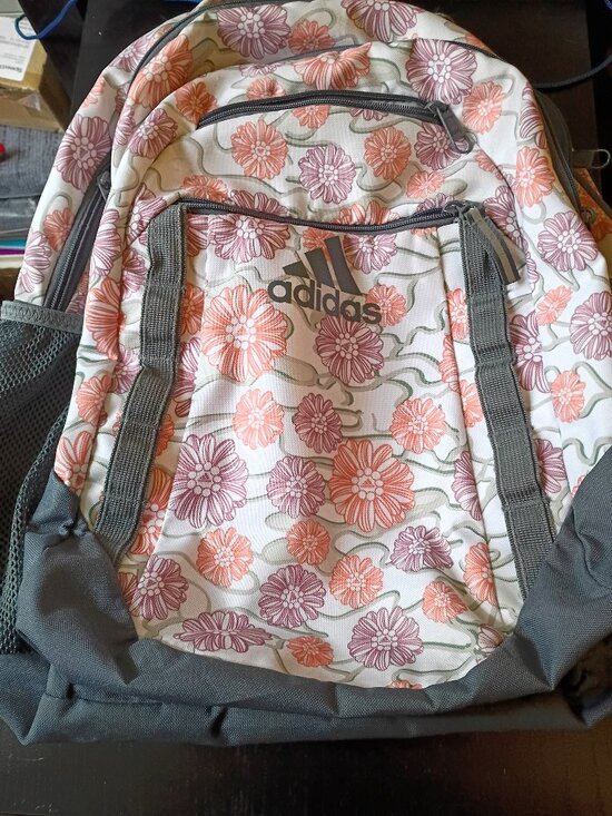 adidas Handbags - adidas Excel 6 Backpack Seed Camo Floral White / Wonder Clay / Onix Grey